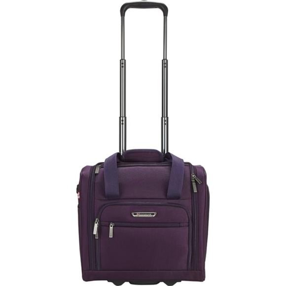 15Inch Smart UnderSeat CarryOn Luggage with USBCharging Port,Telescoping Handles - Picture 5 of 7